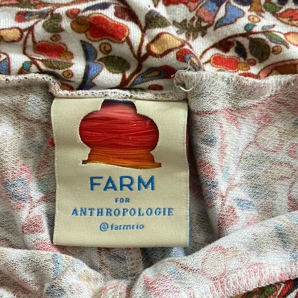Wide Leg Floral pants from Farm Rio (Anthropologie), Sz M - Picture 4 of 4